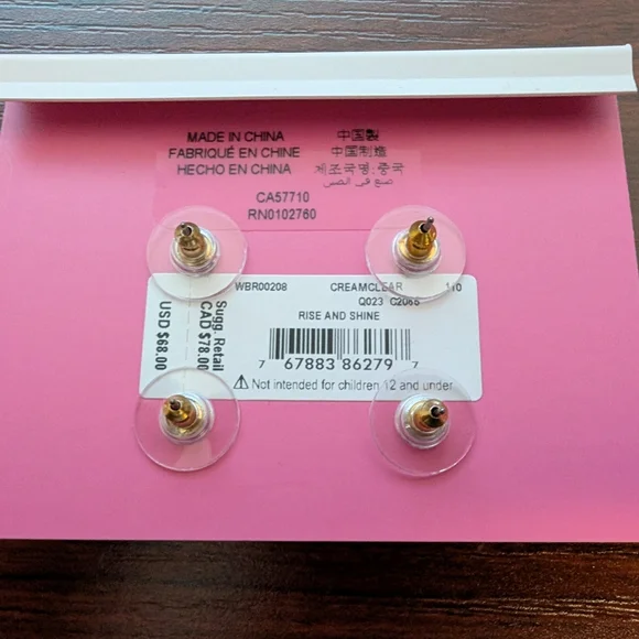 kate spade Gold and Silver Toned Earrings Set - Picture 3 of 6